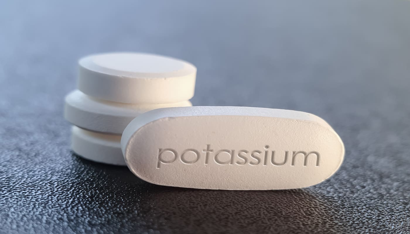 Potassium,Chloride,Salt,Pill,Used,To,Treat,And,Prevent,Low